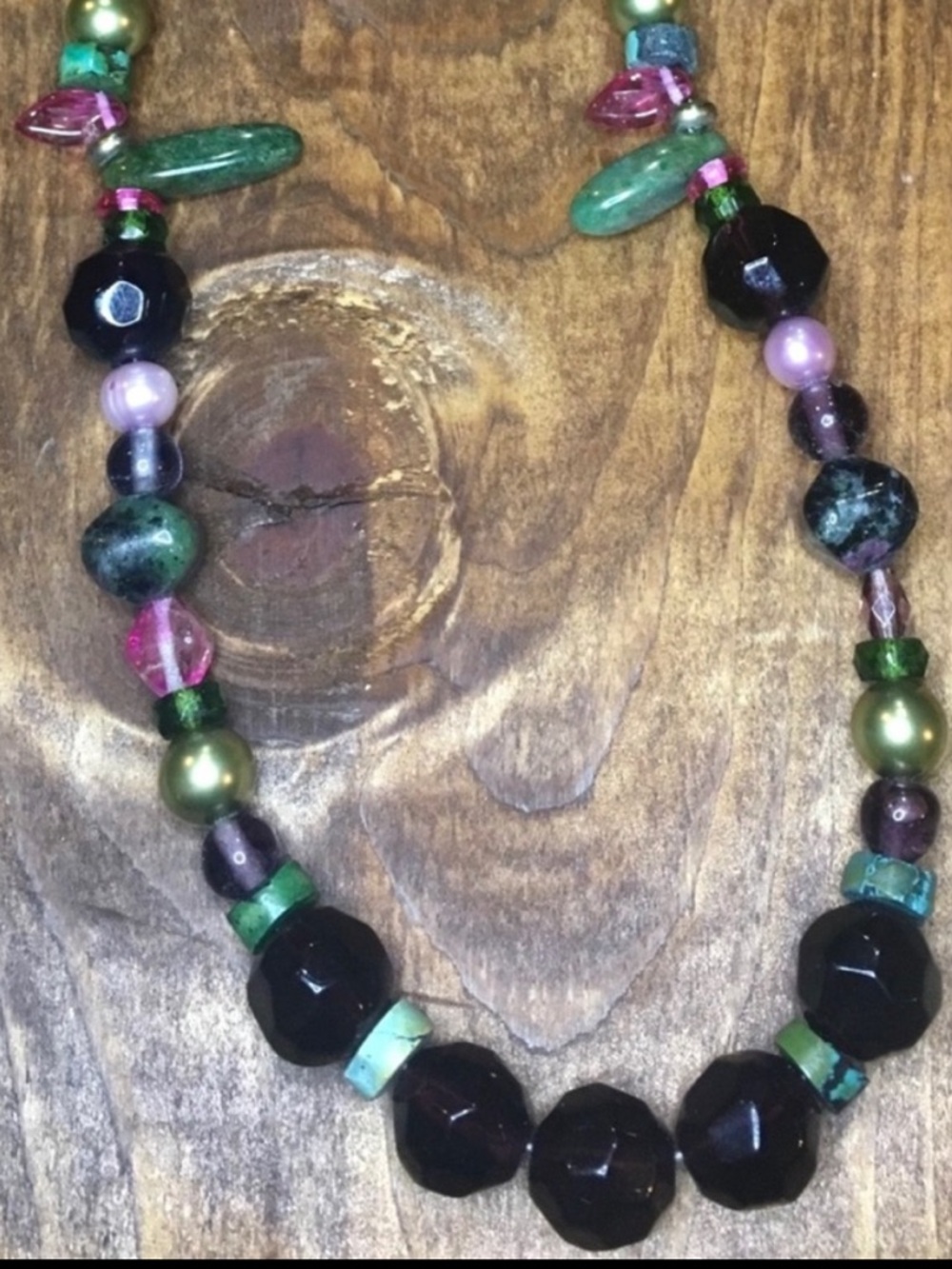 Genuine Semi Precious Beaded Handmade Necklace
